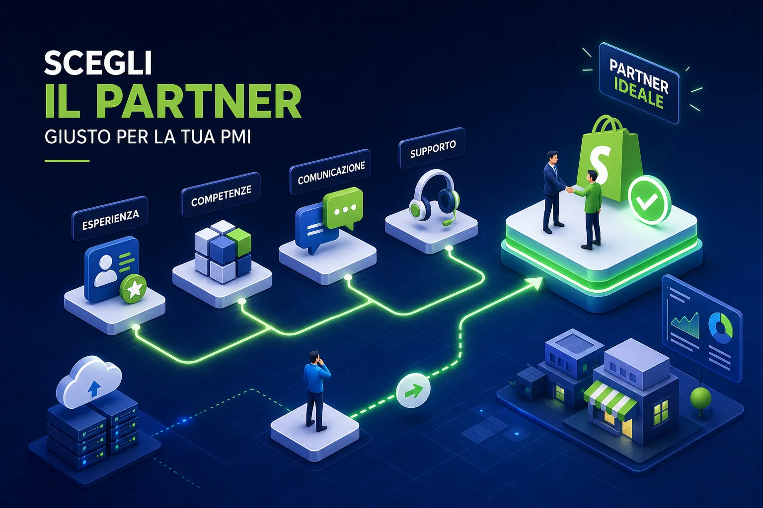 Criteri per scegliere il Shopify Partner giusto per la tua PMI